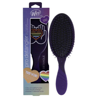 Wet Brush Pro Detangler Pride Love is Love Brush - Easy-Grip Handle - Hands Heart - 1 Pc Hair Brush