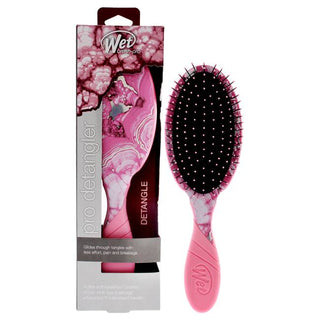 Wet Brush Pro Detangler Brush Crackled Quartz - Minimize Breakage - Rose Quartz - 1 Pc Hair Brush