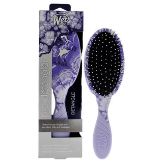 Wet Brush Pro Detangler Brush Crackled Quartz - Minimize Breakage - Amethyst - 1 Pc Hair Brush