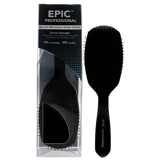 Wet Brush Pro Epic Professional Deluxe Detangler Brush - Soft Bristles - Black - 1 Pc Hair Brush