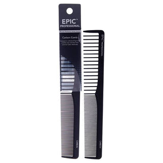 Wet Brush Epic Professional Carbon Comb- Lightweight And Super Strong - Wide Tooth - 1 Pc Hair Comb