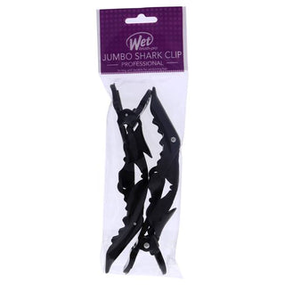 Wet Brush Jumbo Shark Hair Clips - Dual-Hinged Clips - Designed To Be Snag-Free - Black - 2 Pc