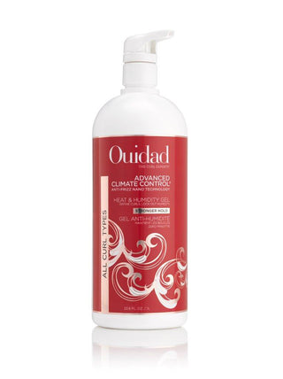 Ouidad Advanced Climate Control Heat And Humidity Extra Hold Gel - Fights Frizz, Defines - 33.8 Oz