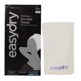 EasyDry Premium Eco Hair Towel - White - 32 x 17 in. - 1 Pc