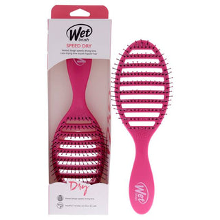 Wet Brush Speed Dry Brush - Ergonomic, Heat Flex Bristles - Anti-Static - Pink - 1 Pc Hair Brush