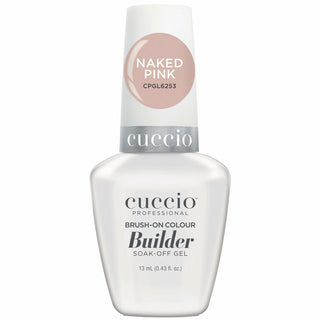 Cuccio Pro Brush-On Colour Builder Soak Off Gel - Naked Pink - 0.43 Oz Nail Polish