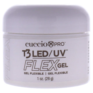 Cuccio Pro T3 LED-UV Flex Gel - Clear - 1 Oz Nail Gel