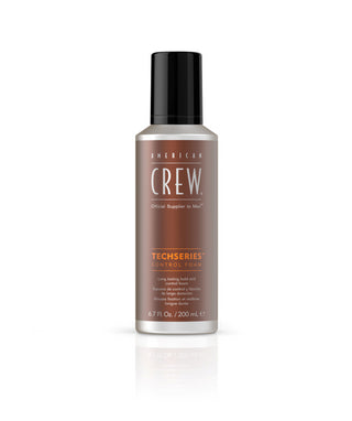 American Crew Tech Series Control Hair Foam - Long-Lasting, High Hold - Adds Volume To Hair - 6.7 Oz