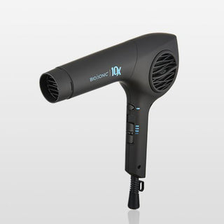 Bio Ionic 10X Pro Ultra Light Speed Hair Dryer - Lightweight And Uses Less Energy - Black - 1 Pc