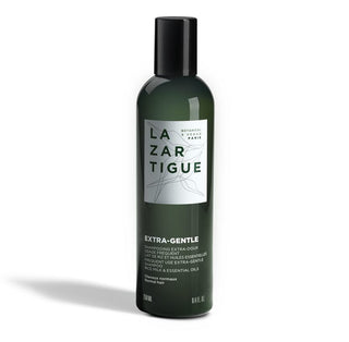 Lazartigue Extra-Gentle Shampoo - Gentle on Scalp - Leaves Hair Soft, Supple and Shiny - 8.4 Oz