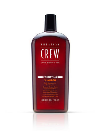 American Crew Fortifying Shampoo - Removes Buildup - Refreshes Scalp - Volumizes The Hair - 33.8 Oz