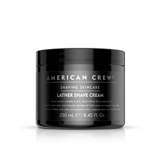American Crew Lather Shaving Cream - Close, Comfortable Shave - Protects Against Irritation - 8.4 Oz