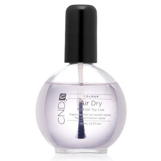 CND Air Dry Fast Set Top Coat Nail Polish - Gives Nails A Glossy, Shiny Finish - 2.3 Fl Oz