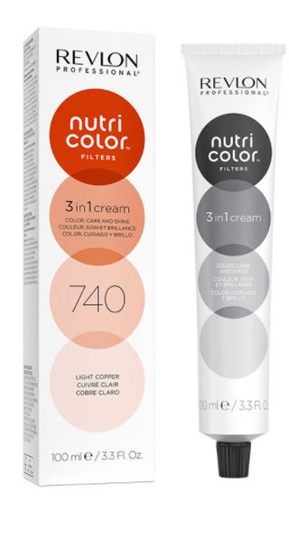 Revlon Professional® Nutri Color Filters™ 740 Light Copper - 3.4 Oz