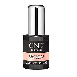 CND Plexigel Protector Top Coat Building Gel - 3 Weeks Of Strength, Length, And Shape - 0.5 Fl Oz