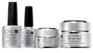 CND Brisa Gel System Sculpting Kit - Essential Gel Products - Create Flexible, Gorgeous Nails - 9 Pc