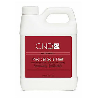 CND Radical Solarnail Sculpting Liquid - Reinforced And Cross-Linking - Prevents Chipping - 32 Fl Oz