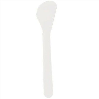 Marianna Spatula Round Tip Plastic - Great For Mixing Treatments And Hair Color - White - 12 Pc