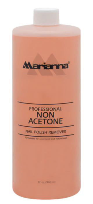 Marianna Non-Acetone Nail Polish Remover - Gentle To Both Nails And Skin - Protects Nails - 32 Oz