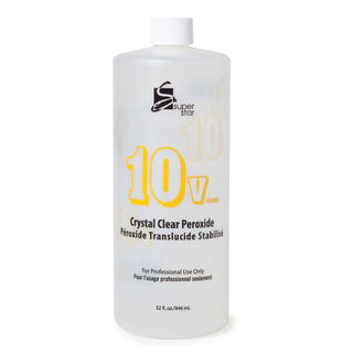 Marianna Super Star 10 Volume Crystal Clear Peroxide Developer - Bleaches Faster And Lighter - 32 Oz