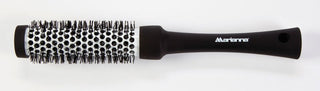 Marianna Ceramic Thermal Round Brush - Boar Bristles Smooth Cuticles, Adds Shine To Hair - 1.5 Inch