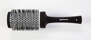 Marianna Ceramic Thermal Round Brush - Boar Bristles Smooth Cuticles, Adds Shine To Hair - 3 Inch