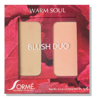 Sorme Cosmetics Blush Duo Compacts - Warm Soul - 0.25 Oz