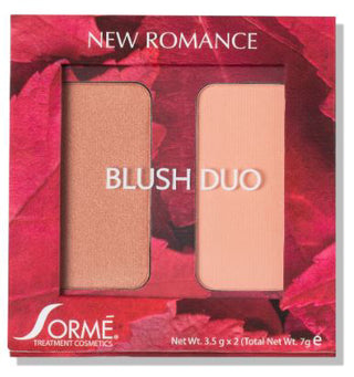Sorme Cosmetics Blush Duo Compacts - New Romance - 0.25 Oz