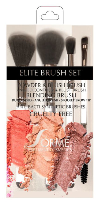 Sorme Cosmetics Professional Brush Set - Elite - 4 Pc Set