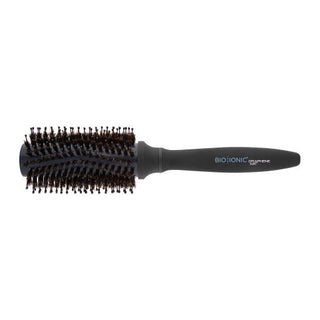 Bio Ionic GrapheneMX Boar Styling Hair Brush 31mm - Barrel Quickly And Evenly Conducts Heat - 1 Pc