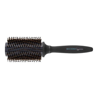 Bio Ionic GrapheneMX Boar Styling Hair Brush 41mm - Barrel Quickly And Evenly Conducts Heat - 1 Pc