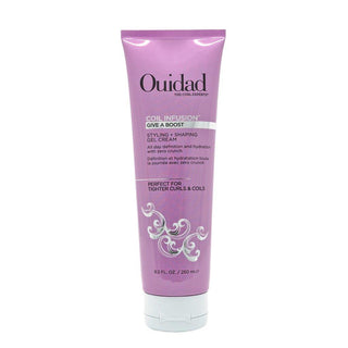 Ouidad Coil Infusion Give A Boost Styling + Shaping Gel Cream - Hydrates And Volumizes - 8.5 Oz