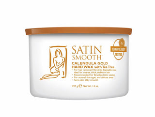 Satin Smooth Calendula Golden Hard Wax with Tea Tree Oil - 14 Oz