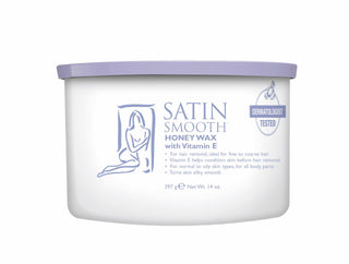 Satin Smooth Honey Wax with Vitamin E - 14 Oz