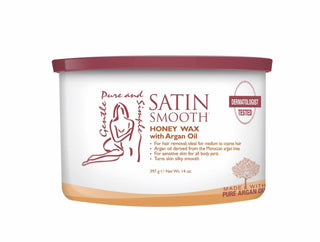 Satin Smooth Honey Wax with Argan Oil - 14 Oz