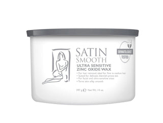 Satin Smooth Ultra Sensitive Zinc Oxide Wax - 14 Oz