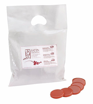 Satin Smooth Scarlet Berry Hard Wax with Acai Discs - 50 Pc