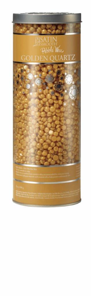 Satin Smooth Golden Quartz Thin Film Flex Pebbles Wax - 23 Oz