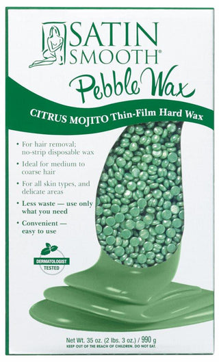 Satin Smooth Citrus Mojito Thin Film Hard Wax - 35 Oz