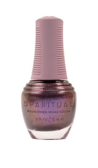 SpaRitual Nourishing Vegan Nail Color - Strengthen, Moisturizes - Moon Salutation - 0.5 Fl Oz