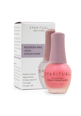 SpaRitual Nourish Nail Vegan Nail Strengthener - Stimulates Nail Growth - 0.5 Fl Oz Nail Treatment