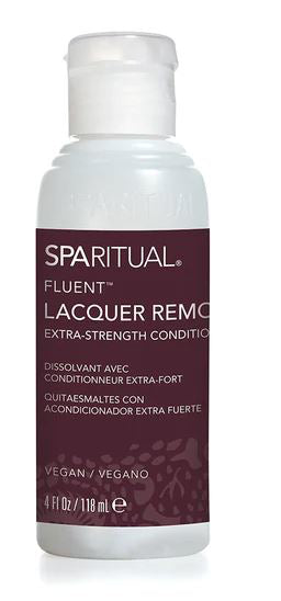 SpaRitual Fluent Xtra Strength Conditioning Nail Lacquer Remover - Paraben Free - 4 Oz Fl Oz Thinner