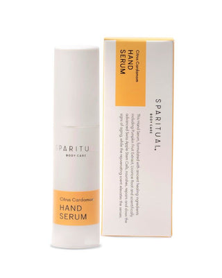 SpaRitual Hand Serum - Formulated With Ancient Healing Ingredients - Citrus Cardamom - 1 Fl Oz