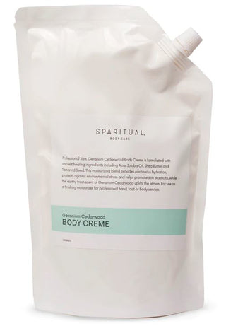SpaRitual Body Creme - Helps Promote Skin Elasticity And Hydration - Geranium Cedarwood - 33.8 Fl Oz