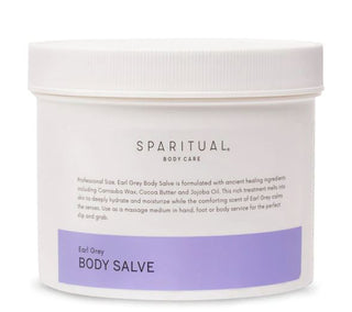 SpaRitual Body Salve - Deeply Hydrates And Moisturizes The Skin - Earl Grey - 26.5 Fl Oz