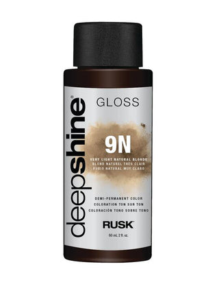 RUSK Deepshine Gloss Demi-Permanent Color - Very Light Natural Blonde 9N - 2 Oz