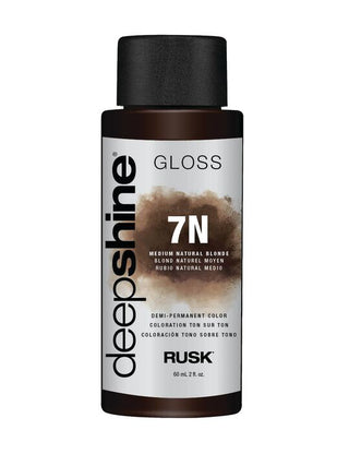 RUSK Deepshine Gloss Demi-Permanent Color - Medium Blonde 7N - 2 Oz