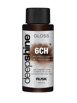 RUSK Deepshine Gloss Demi-Permanent Color - Dark Chocolate Blonde 6CH - 2 Oz