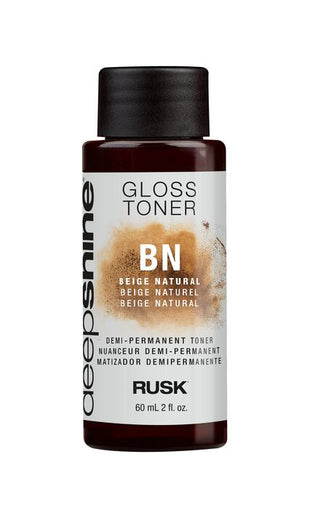 RUSK Gloss Toner Demi-Permanent Toner - Beige Natural - 2 Oz