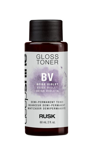 RUSK Gloss Toner Demi-Permanent Toner - Beige Violet - 2 Oz